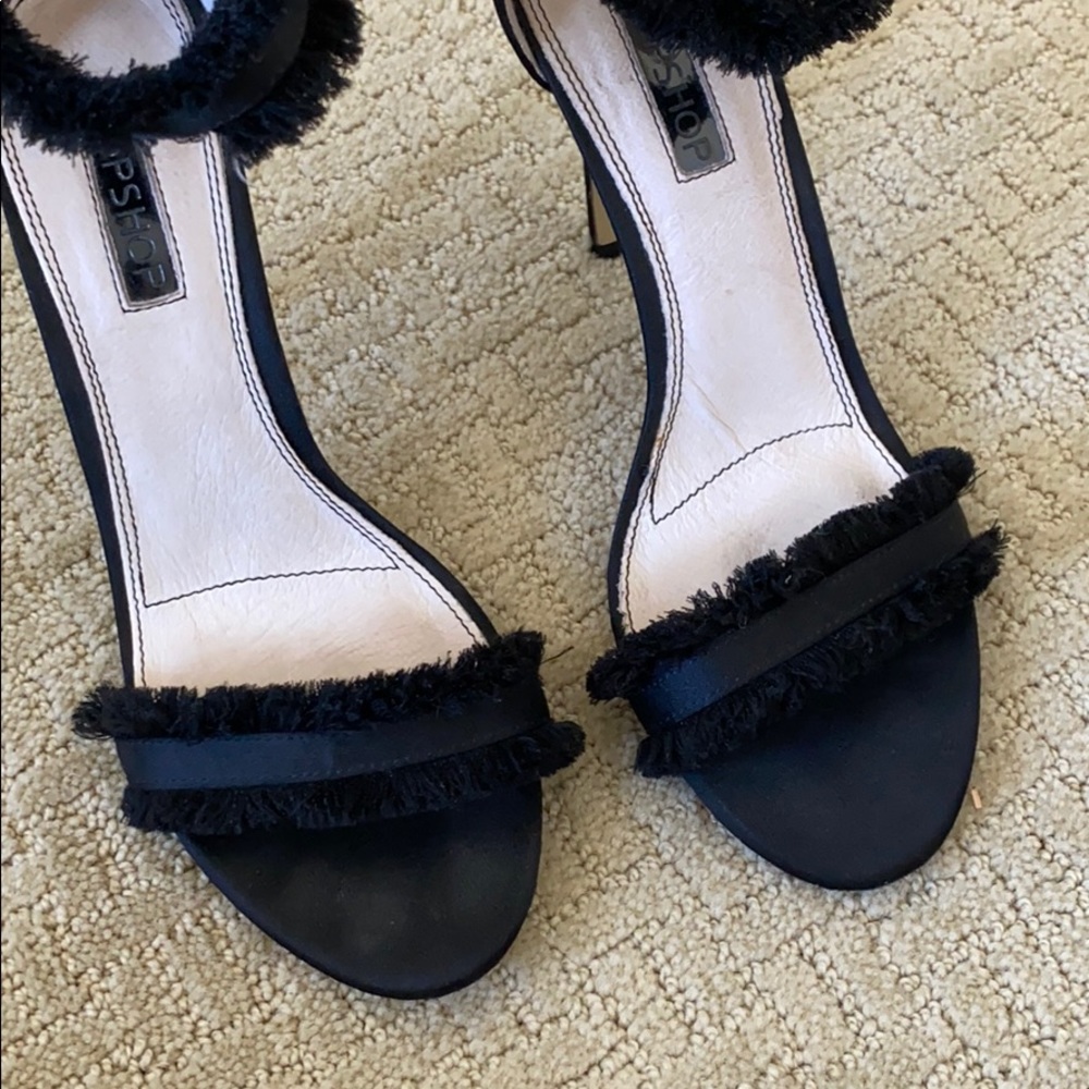 TopShop Riley Heels with Fringe - Picture 2 of 3